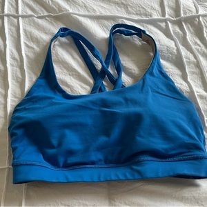 SIZE 6 Blue Lululemon Energy Bra